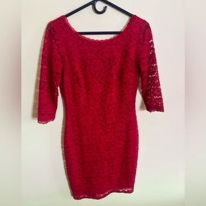 Red Lace Dress